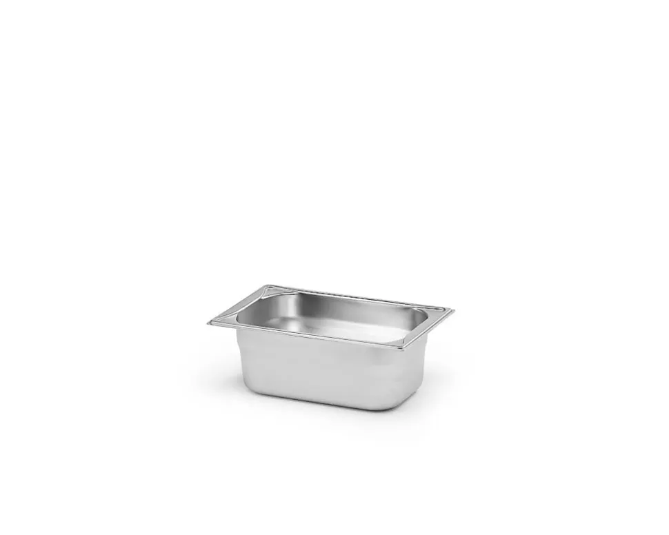 Kantin GN 1/4, rostfritt stål - Patina