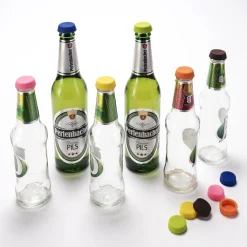 Kapsyler i silikon, 6-pack - Cellardine