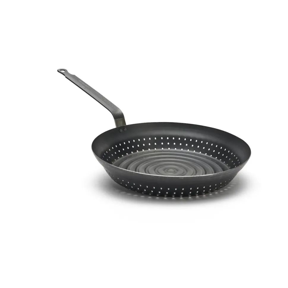 Kastanjepanna med sidoblås, 28cm - De Buyer