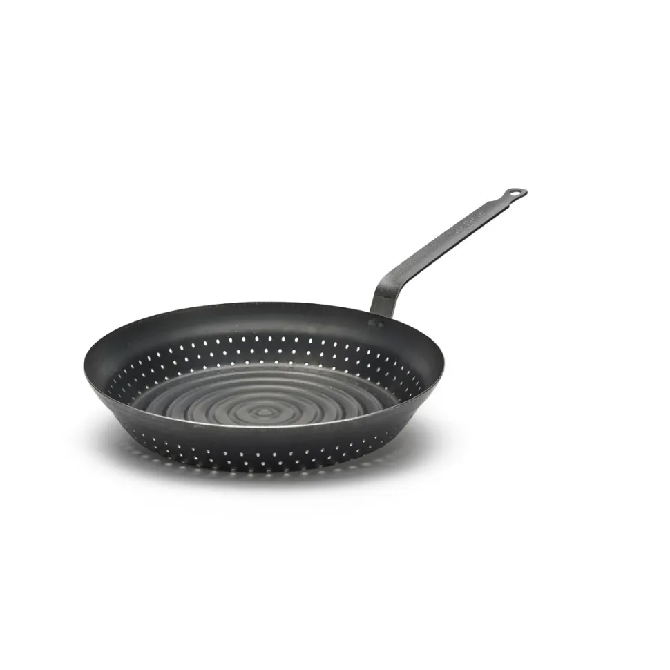 Kastanjepanna med sidoblås, 28cm - De Buyer