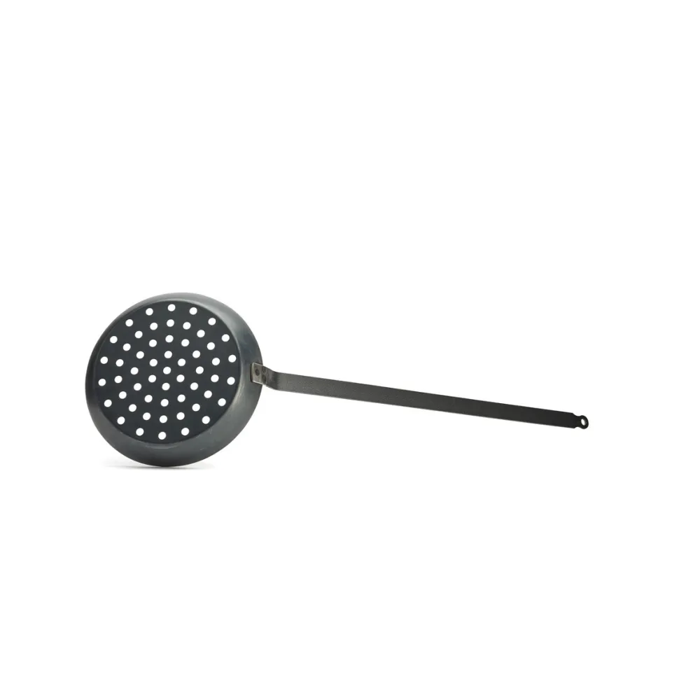 Kastanjepanna med sjukt långt handtag, 28cm - De Buyer