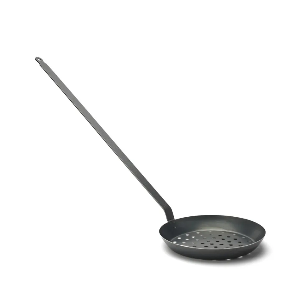 Kastanjepanna med sjukt långt handtag, 28cm - De Buyer