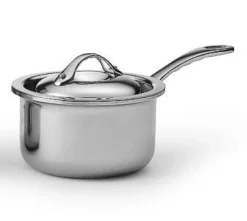 Kastrull i rostfritt stål med lock, 0,35L, Mini - Patina