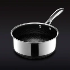 Kastrull med glaslock, nonstick, 2,8 L - Hexclad