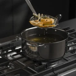 Kastrull med glaslock, nonstick, 4,7 L - Hexclad