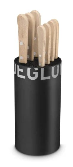 Knivblock med 7 knivar - Déglon