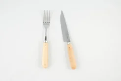 Kniv och Gaffel med Handtag i Buxbom, 2-pack - Pallarès