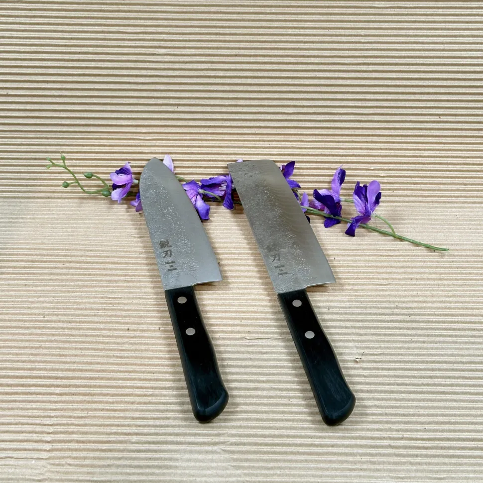 Knivset, Rustic, Nakiri & Santoku - Surudoi