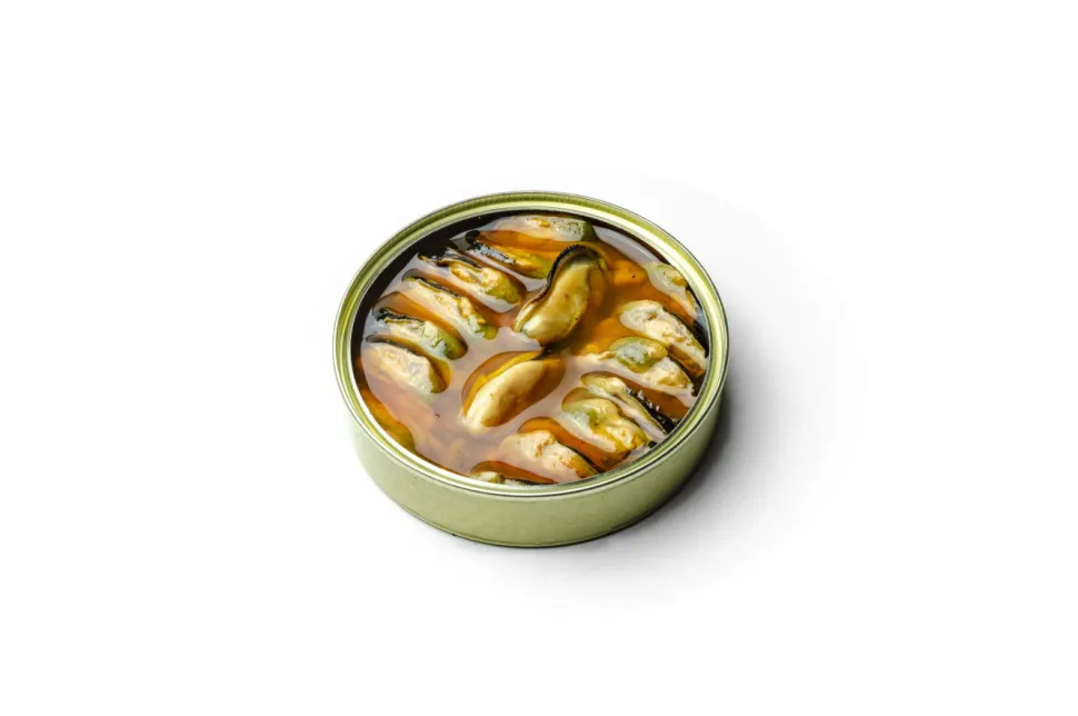 Kolgrillade blåmusslor, 90 g - Conservas Braseadas Güeyu Mar