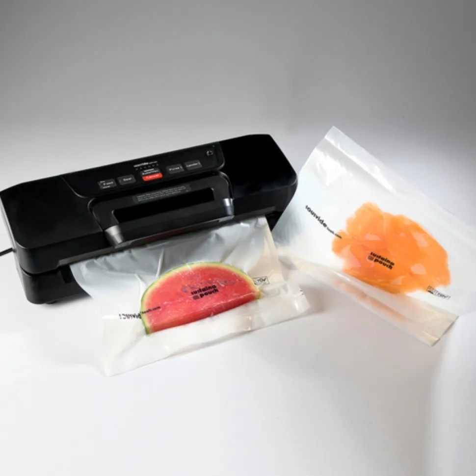 Komposterbara vakuumpåsar till sous vide på rulle, 28 cm x 5 m, 2-pack - SousVid