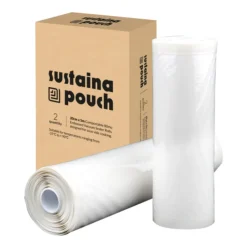 Komposterbara vakuumpåsar till sous vide på rulle, 28 cm x 5 m, 2-pack - SousVid