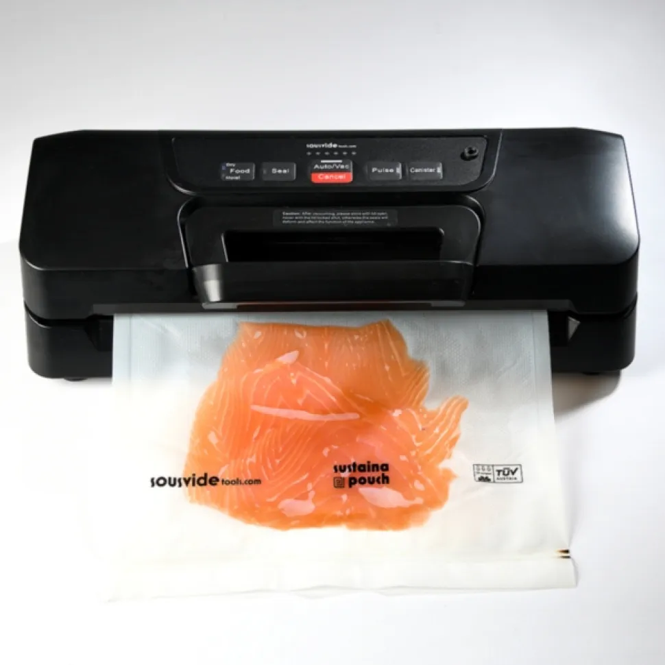 Komposterbara vakuumpåsar till sous vide på rulle, 28 cm x 5 m, 2-pack - SousVid