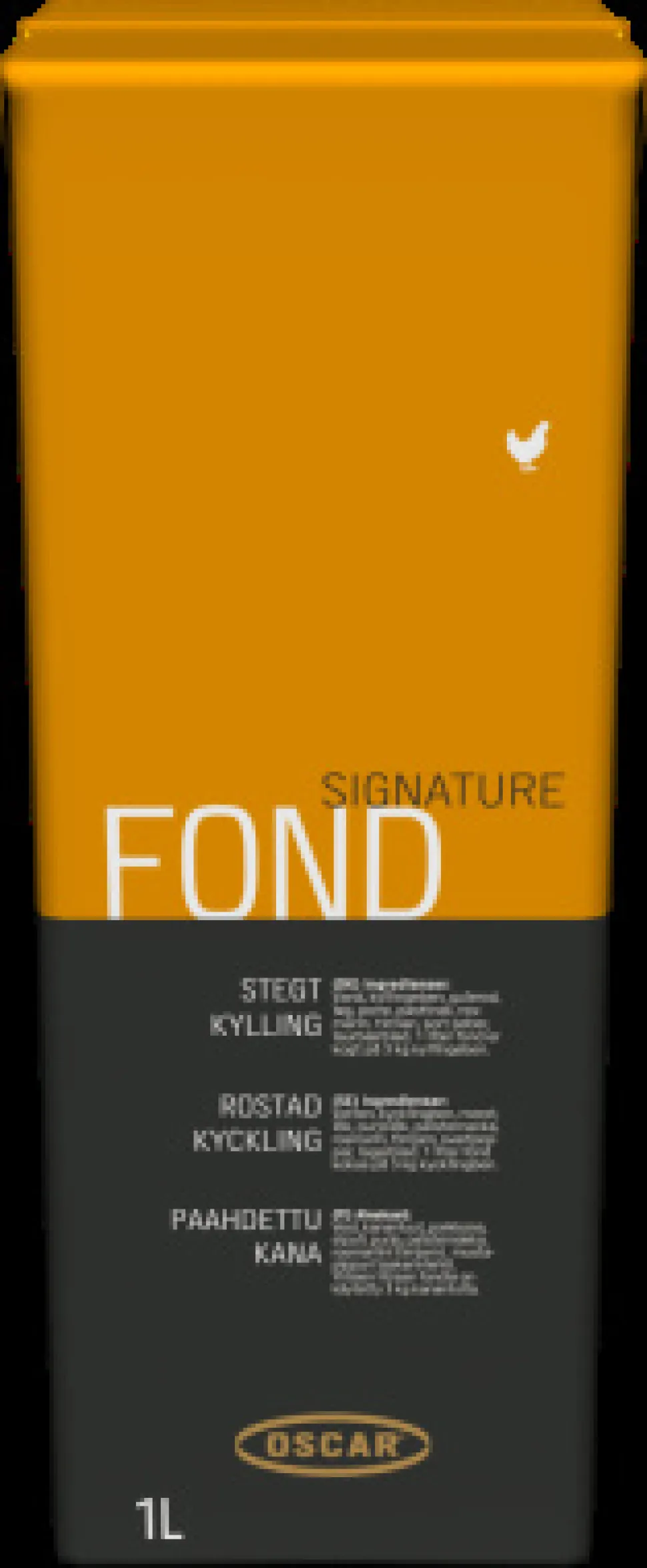 Kycklingfond, rostad, 1liter - Oscar