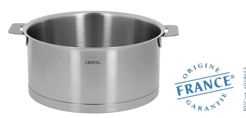 Låg gryta, avtagbara handtag, Strate - Cristel