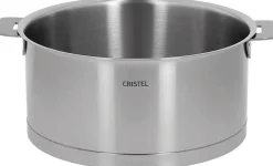 Låg gryta, avtagbara handtag, Strate - Cristel - 24 cm