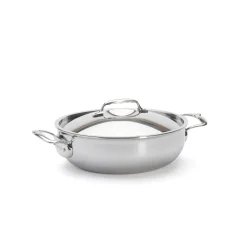 Låg stekgryta med lock och rundade kanter, 28cm, Affinity - De Buyer