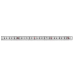 Linjal i rostfritt stål, 40 cm - Déglon