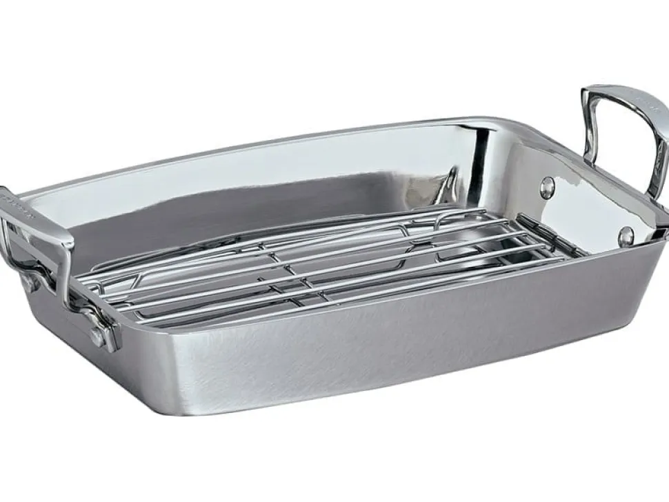 Långpanna med galler 42x26 cm, Impact - Scanpan