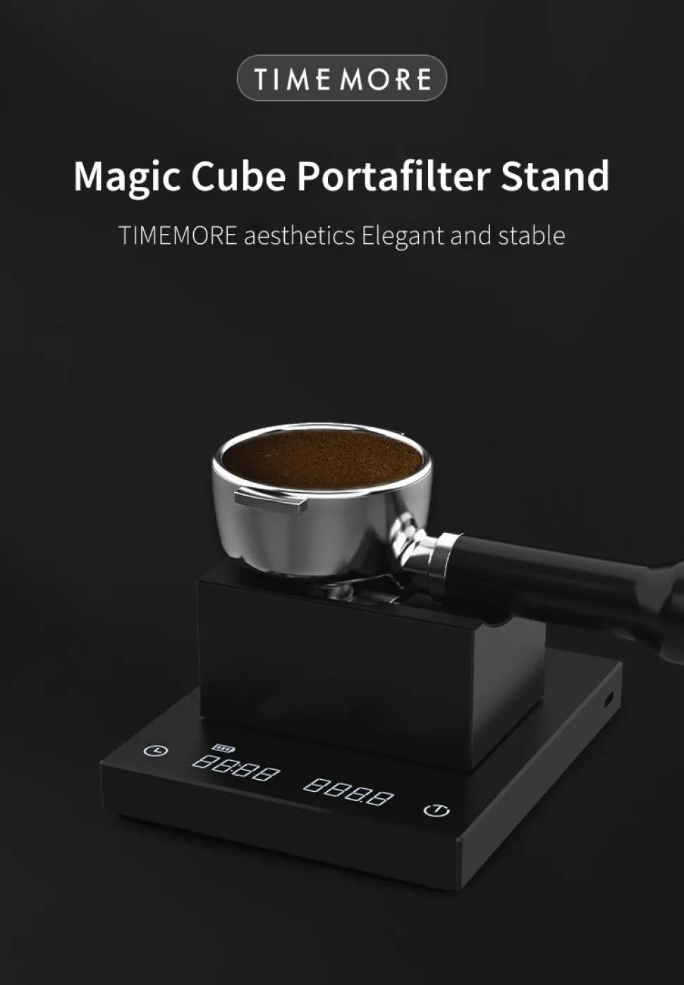 Magic Cube, Ställning till portafilter - Timemore