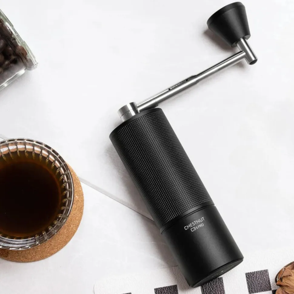 Manuell Kaffekvarn C3 PRO S2C Black Foldable Handle - Timemore