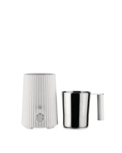 Mjölkskummare, Plissé, Vit - Alessi