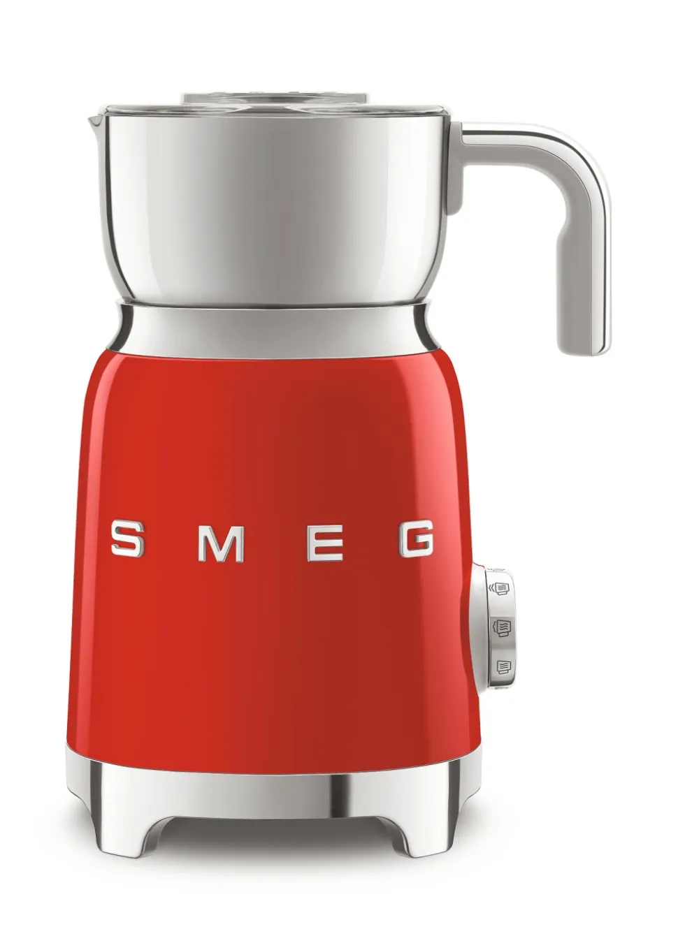 Mjölkskummare, Röd - Smeg