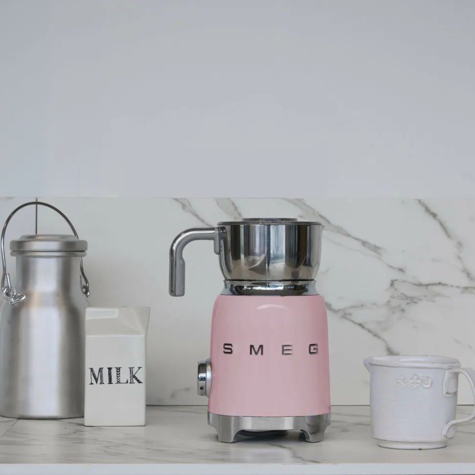 Mjölkskummare, Rosa - Smeg
