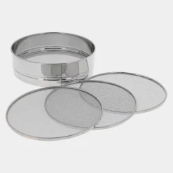 Mjölsikt med fyra avtagbara nät, 21 cm - de Buyer
