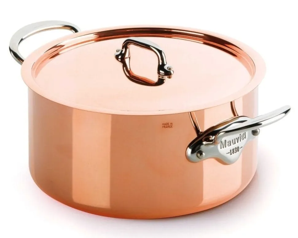 M´150s Koppargryta med lock 6,1L, 24cm - Mauviel