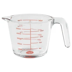 Måttkanna, härdat glas, 0,5 liter - Tala