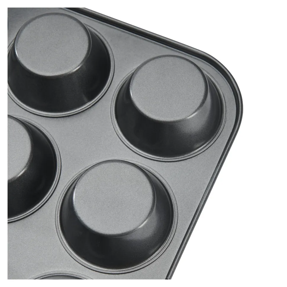 Muffinsplåt, 38 x 27cm, non-stick - De Buyer