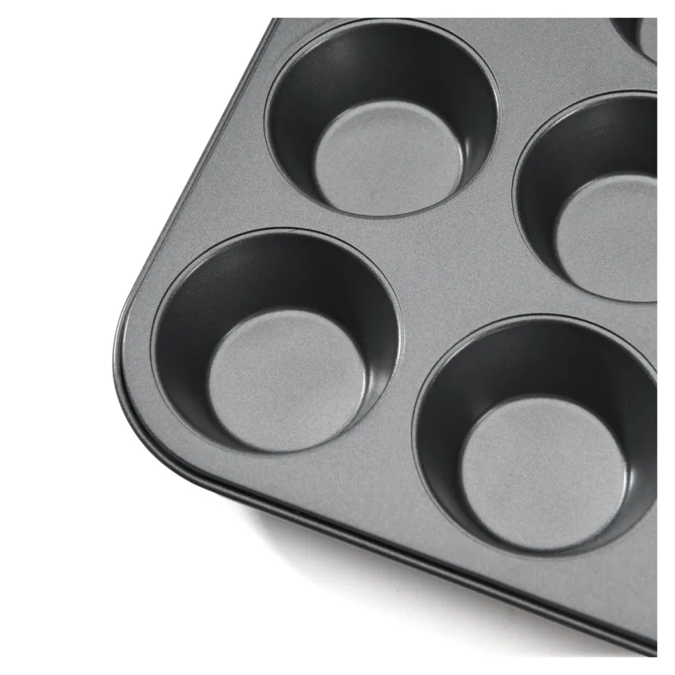 Muffinsplåt, 38 x 27cm, non-stick - De Buyer