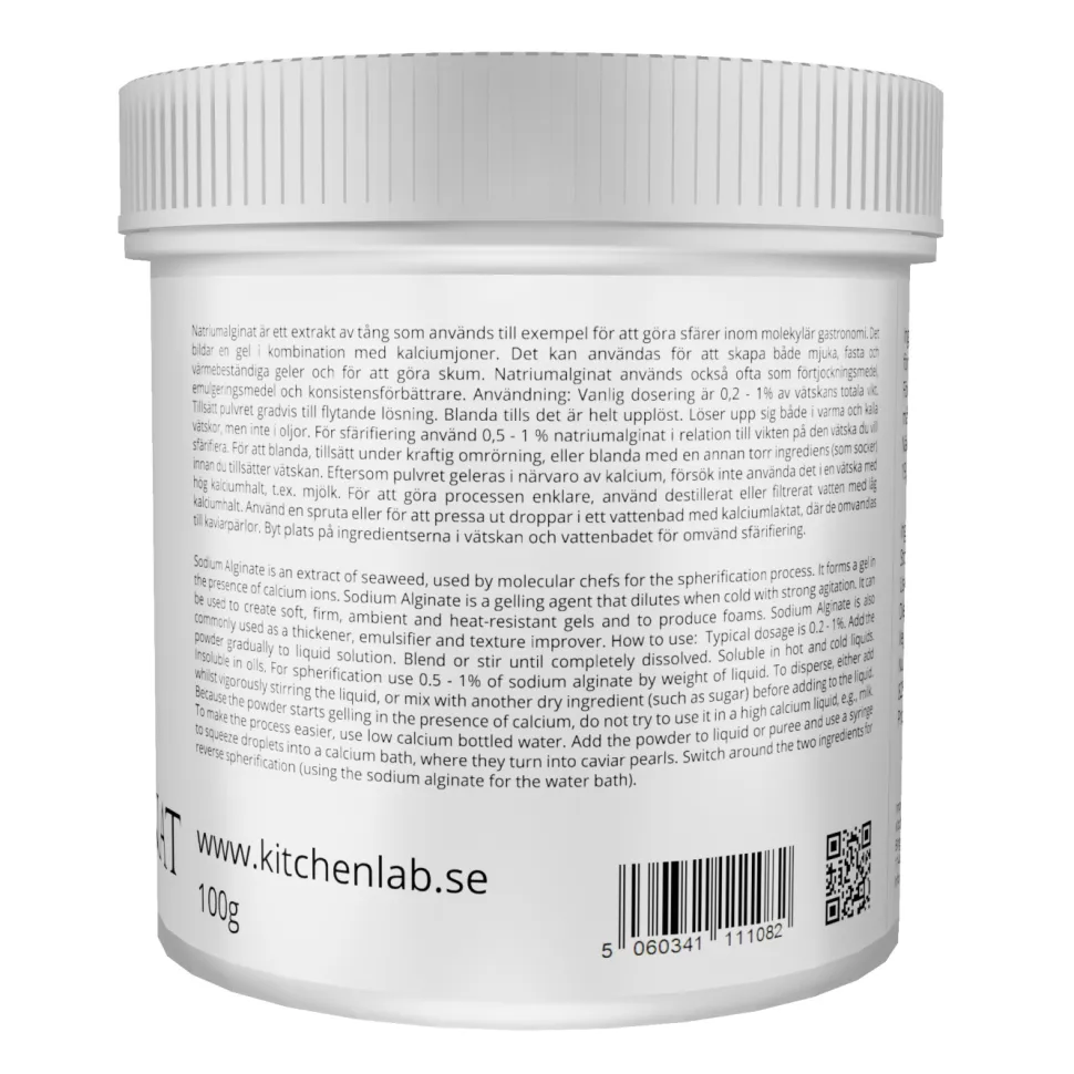 Natriumalginat (E401) - The Kitchen Lab