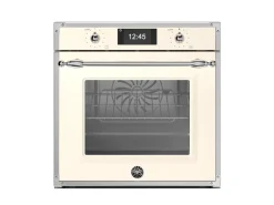 Ångugn med pyrolys Heritage TFT-display, Elfenbensvit/krom - Bertazzoni