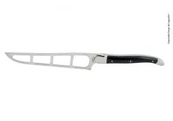 Ostkniv, handtag av Ebenholts, blank, R. Barthélemy - Forge de Laguiole