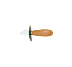 Ostronkniv med skydd, trähandtag - Déglon