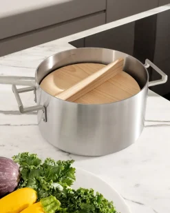 Otoshibuta, Japanskt dropplock i trä 23 cm, Convivio - Alessi