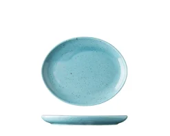 Oval tallrik 20 cm, Lifestyle Arctic Blue - Lilien