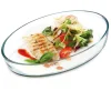 Oval Ugnsform i glas, 35 x 24 cm - Simax