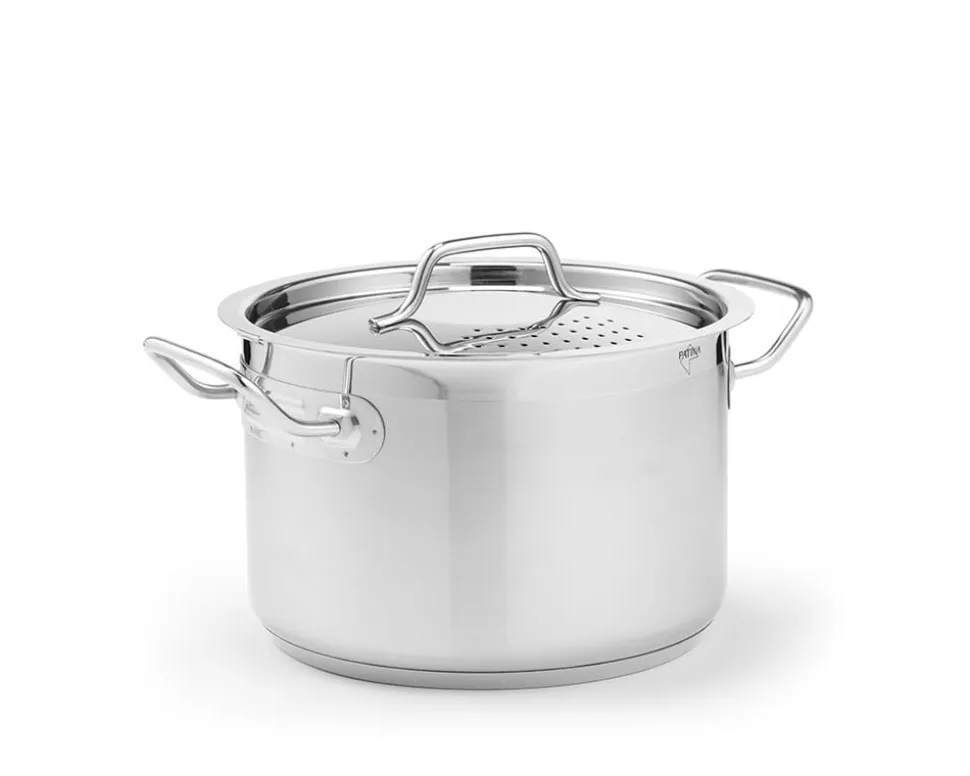 Pastakittel med låsbart lock, 5 liter - Patina