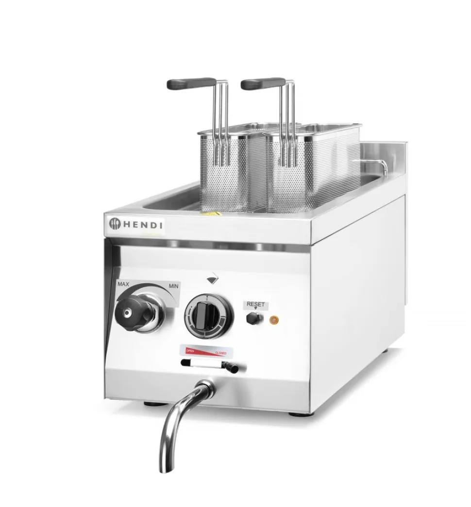 Pastakokeri, professionell modell, 10 L, 2 korgar - Hendi