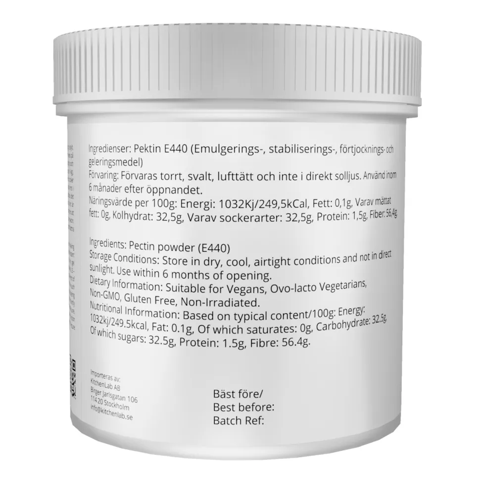 Pektin (E440) - The Kitchen Lab