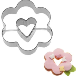 Pepparkaksform, Blomma med hjärta, 6,5 cm - Westmark