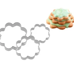 Pepparkaksform, Blomma, 4, 5 och 6 cm, 3-pack - Westmark