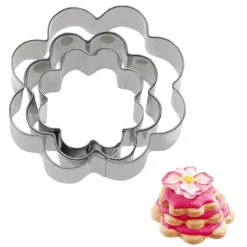Pepparkaksform, Blomma, 4, 5 och 6 cm, 3-pack - Westmark