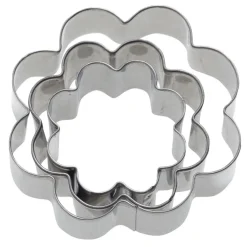 Pepparkaksform, Blomma, 4, 5 och 6 cm, 3-pack - Westmark
