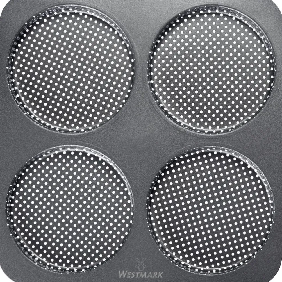 Perforerad bakform till hamburgerbröd, non-stick - Westmark