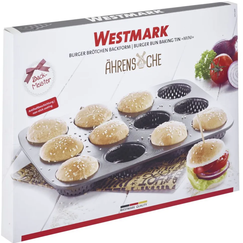 Perforerad bakform till minihamburgerbröd, non-stick - Westmark