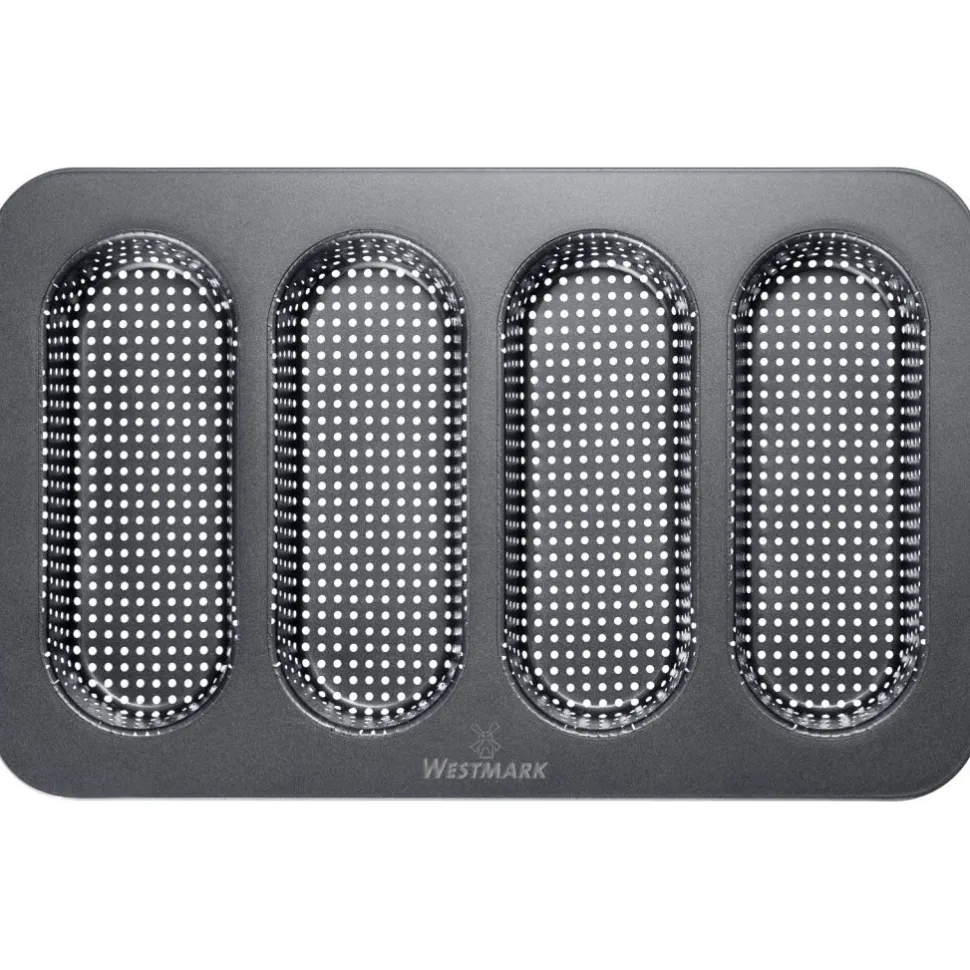 Perforerad bakform till minibaguetter, non-stick - Westmark