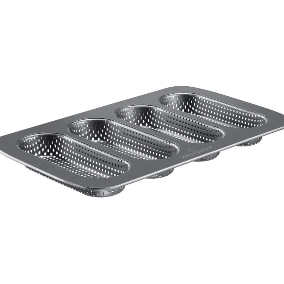 Perforerad bakform till minibaguetter, non-stick - Westmark